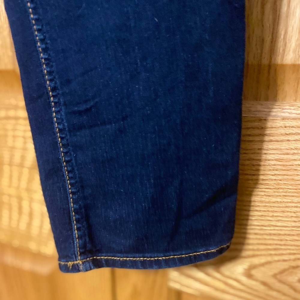 Hollister California Womens Low Rise Skinny Leg Blue Denim Jeans Size 7L long - Picture 3 of 6